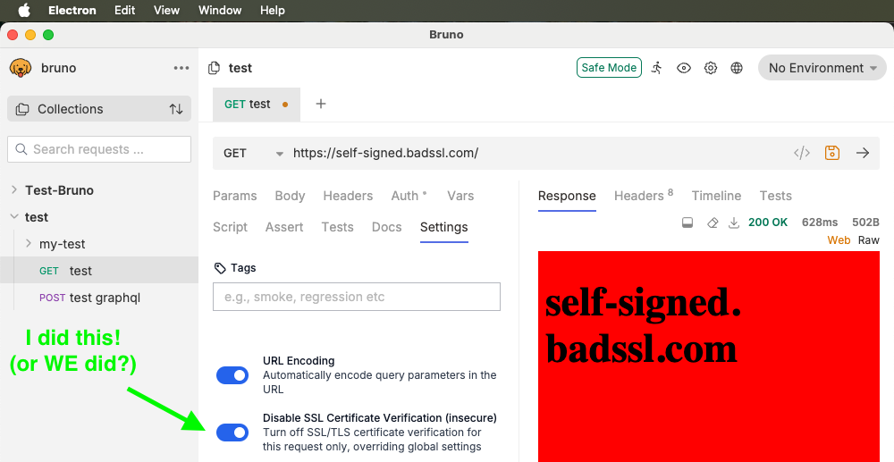 the new ssl toggle